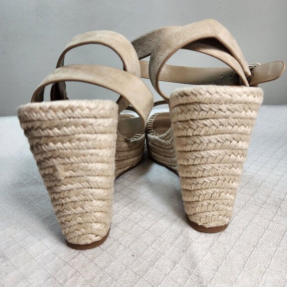 Steve Madden Women's Size 10 M  Wedge Espadrille Sandals Shoes   Beige (64) - Picture 4 of 8
